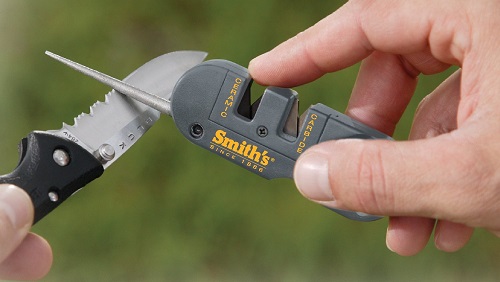 Smith's PP1 Pocket Pal Multifunction Sharpener, Grey