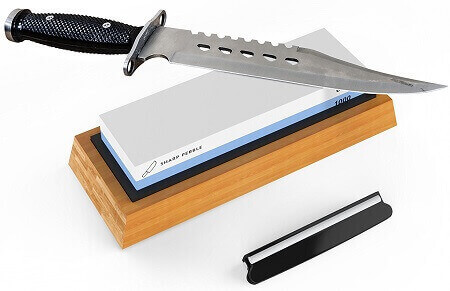 Premium Knife Sharpening Stone 2 Side Grit 1000/6000 Waterstone
