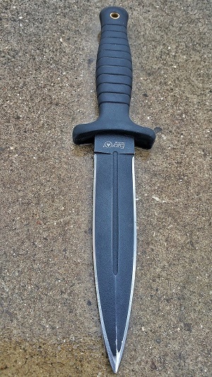 Boot Knife, ConcreteBoot Knife Black Blade Handle Edge - RonaldPlett