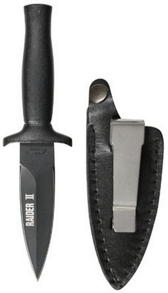 Rothco Raider II Boot Knife, Black Matte
